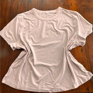 lululemon athletica Short Sleeve Crew Tee in Pale Pink